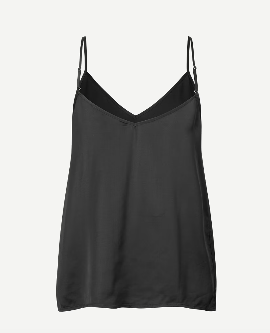 the SHARON strap top, black