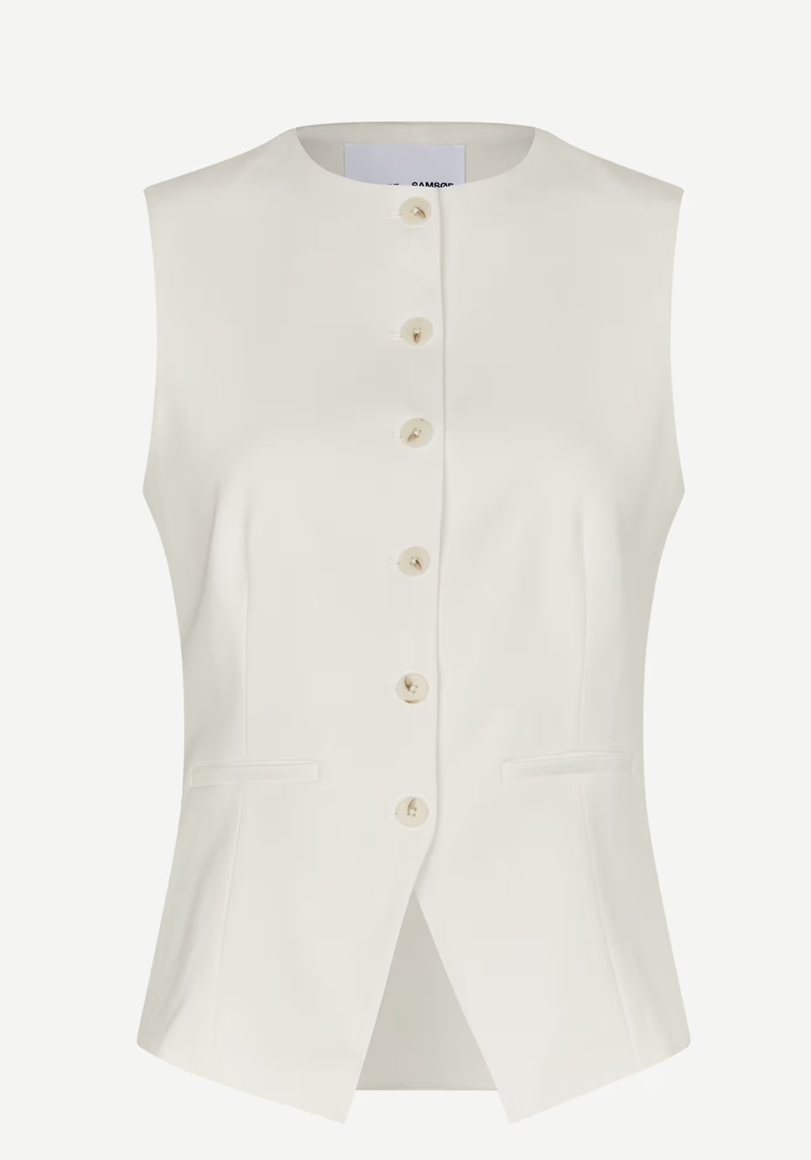 the SARUMA vest, egret