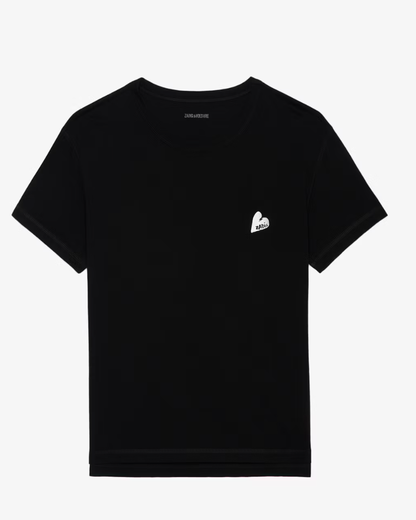 the MARTA heart tee, black