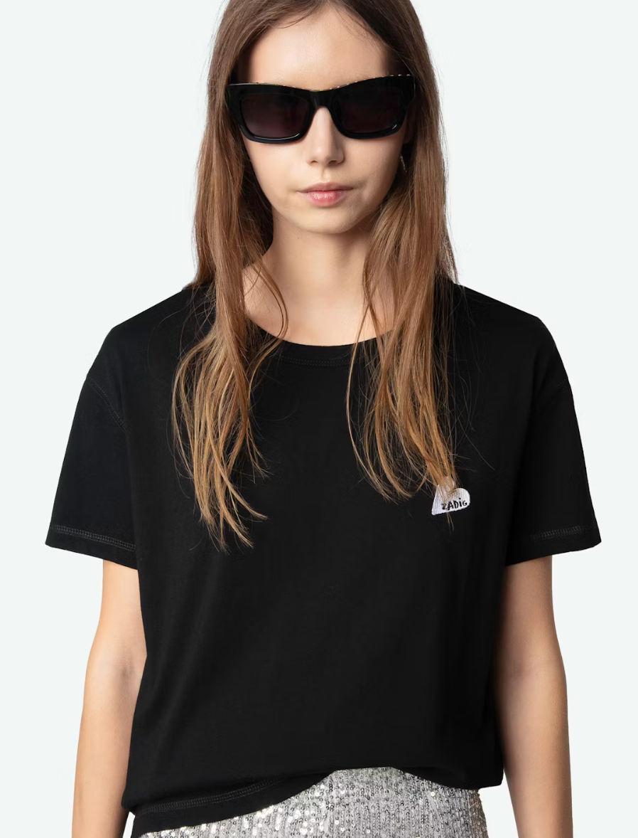 the MARTA heart tee, black