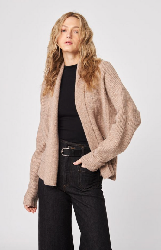 the NOAH cardigan, latte
