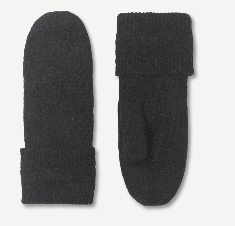 the NOR mittens, black