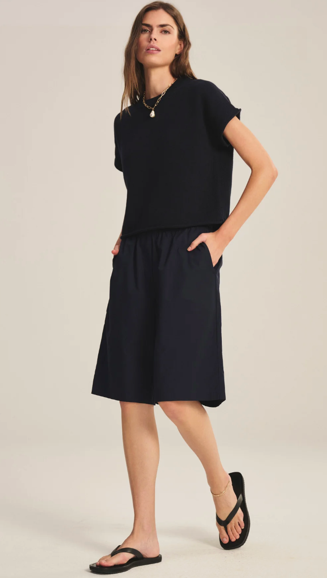 the TOMOKO cotton poplin short