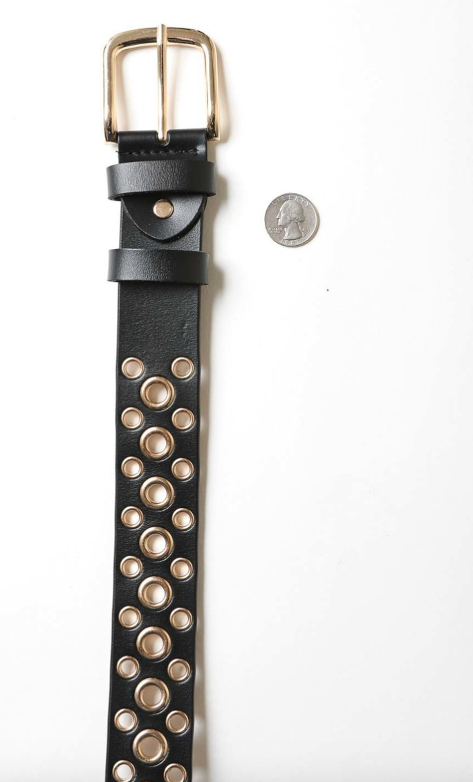 the CARRIE belt, black