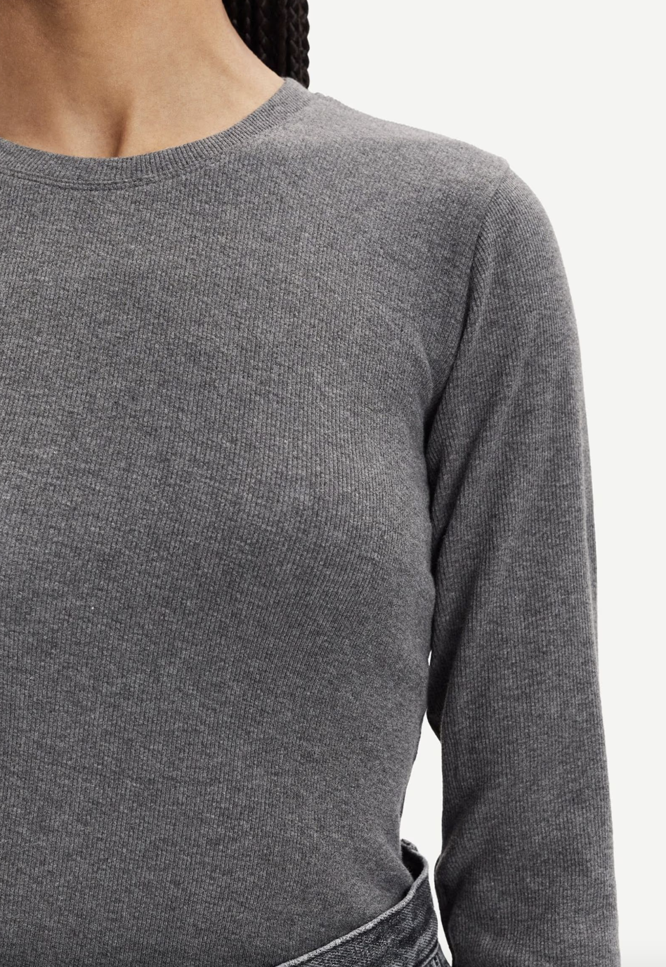 the ALEXA long sleeve, dark grey
