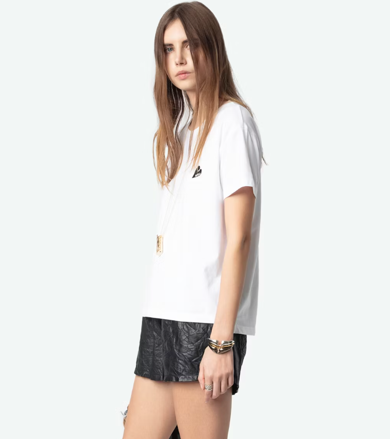 the MARTA heart tee, white