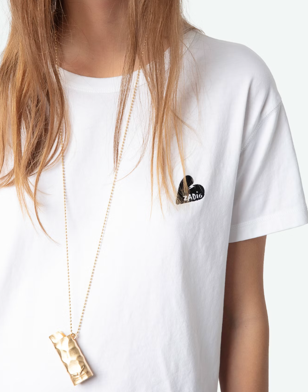 the MARTA heart tee, white