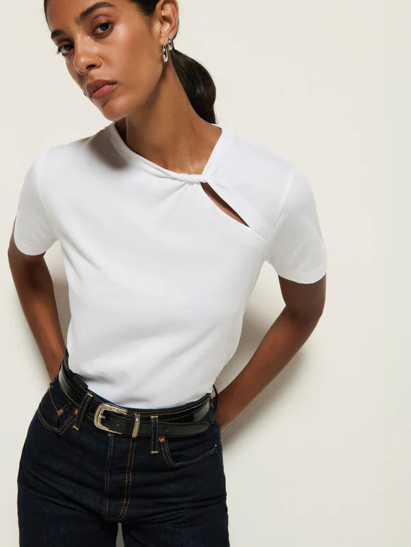 the TAYA tshirt, white