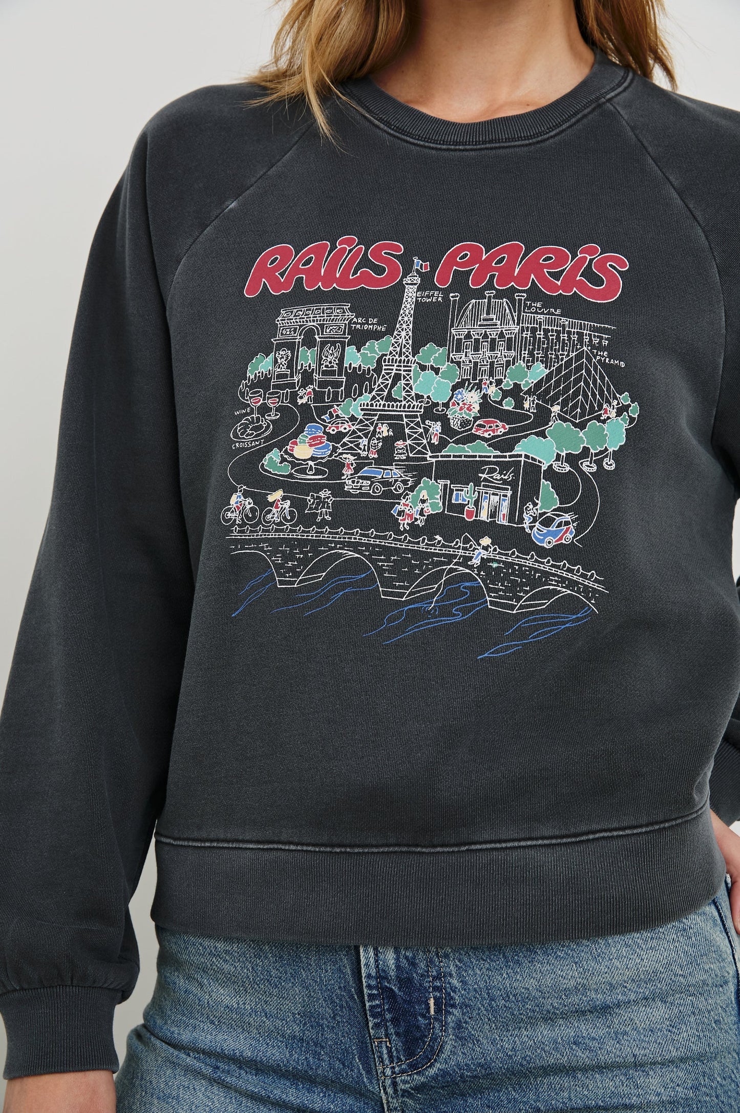 the PARIS MAP raglan