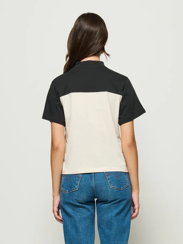 the YVETTE tshirt, jet black