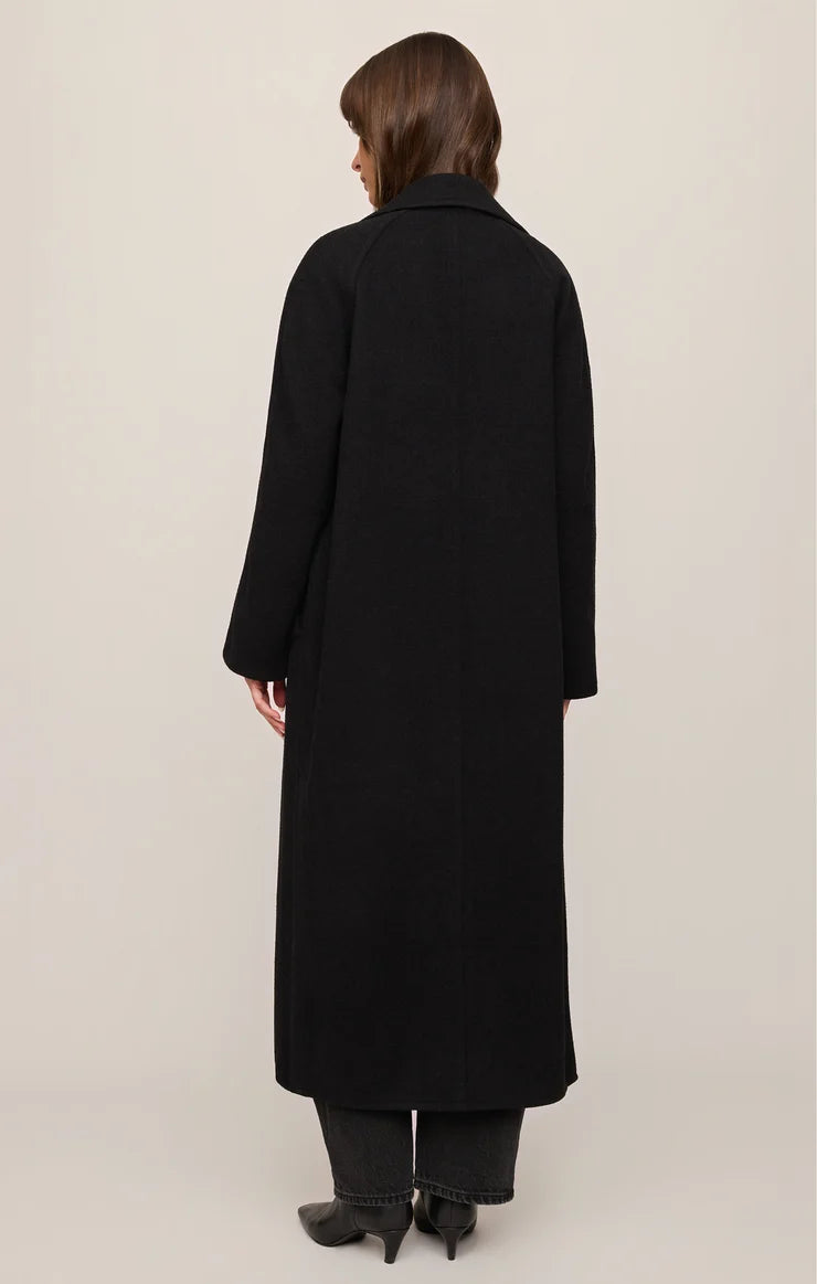 the CROSBY cocoon coat, black