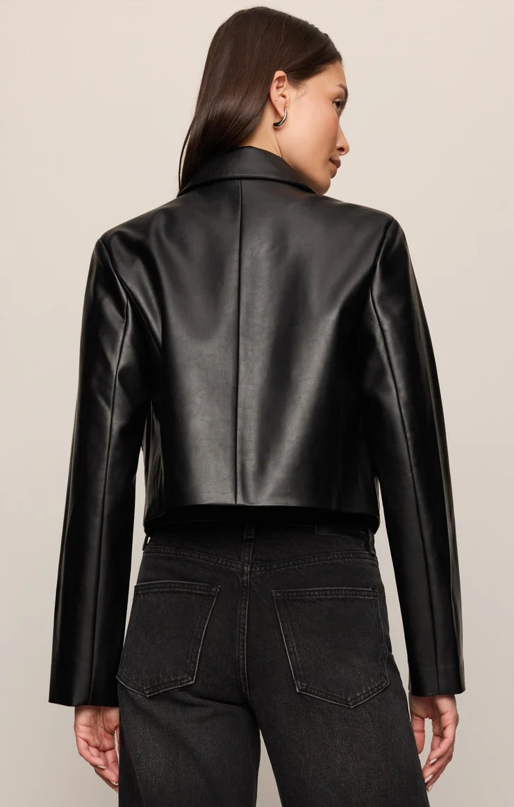 the AINSLEY faux leather jacket