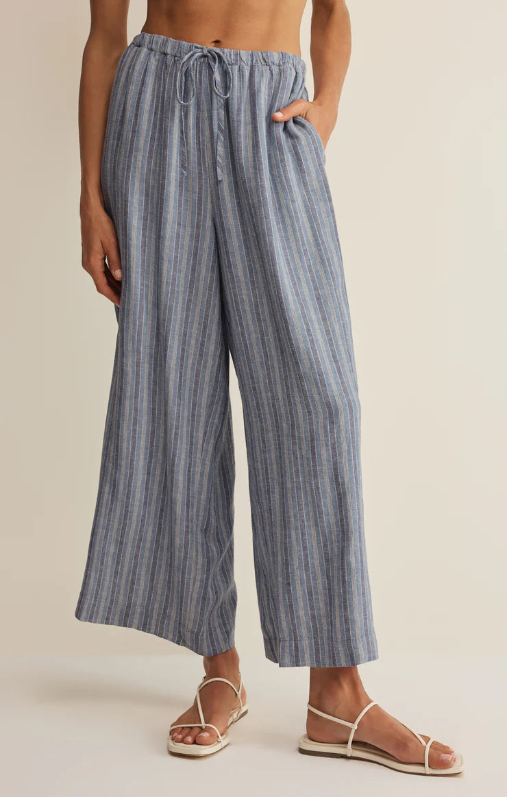 the PERFECT stripe linen pant