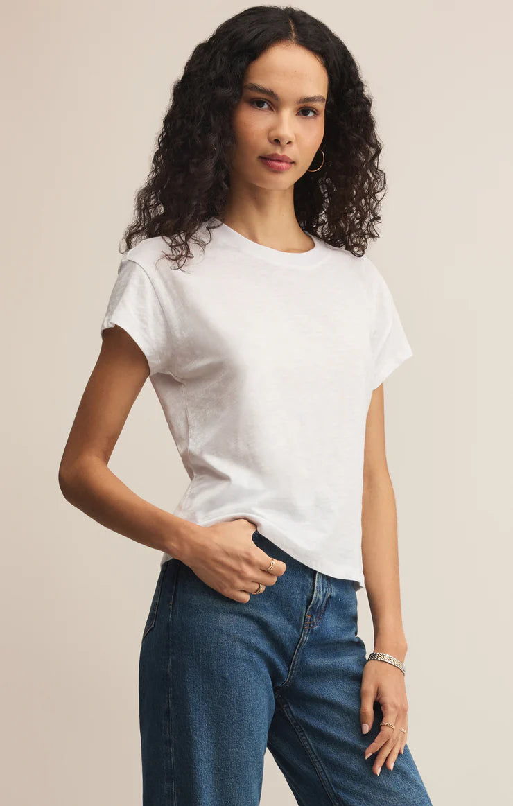 the MODERN slub tee, white