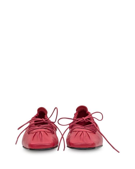 the AURELINE ballet flats, red