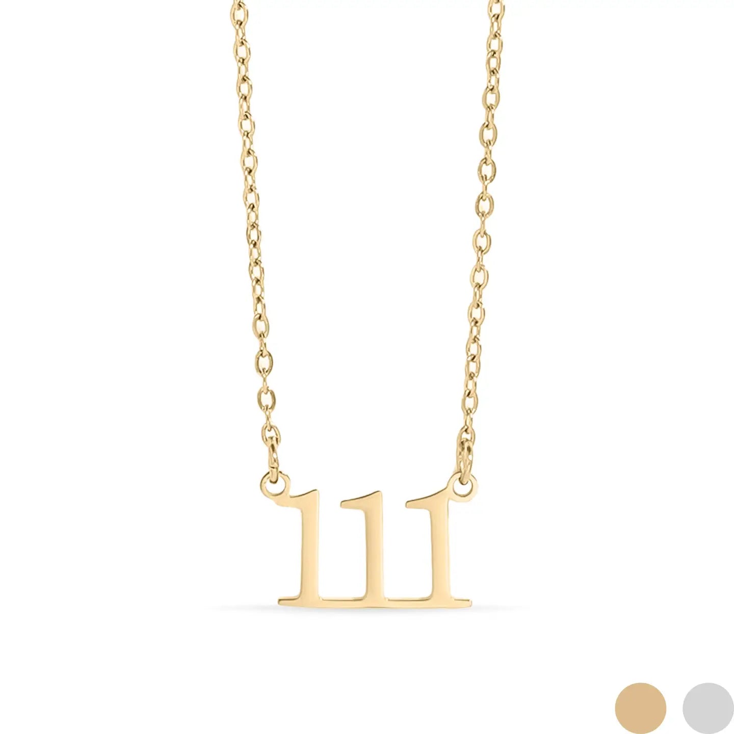 the 111 angel number necklace