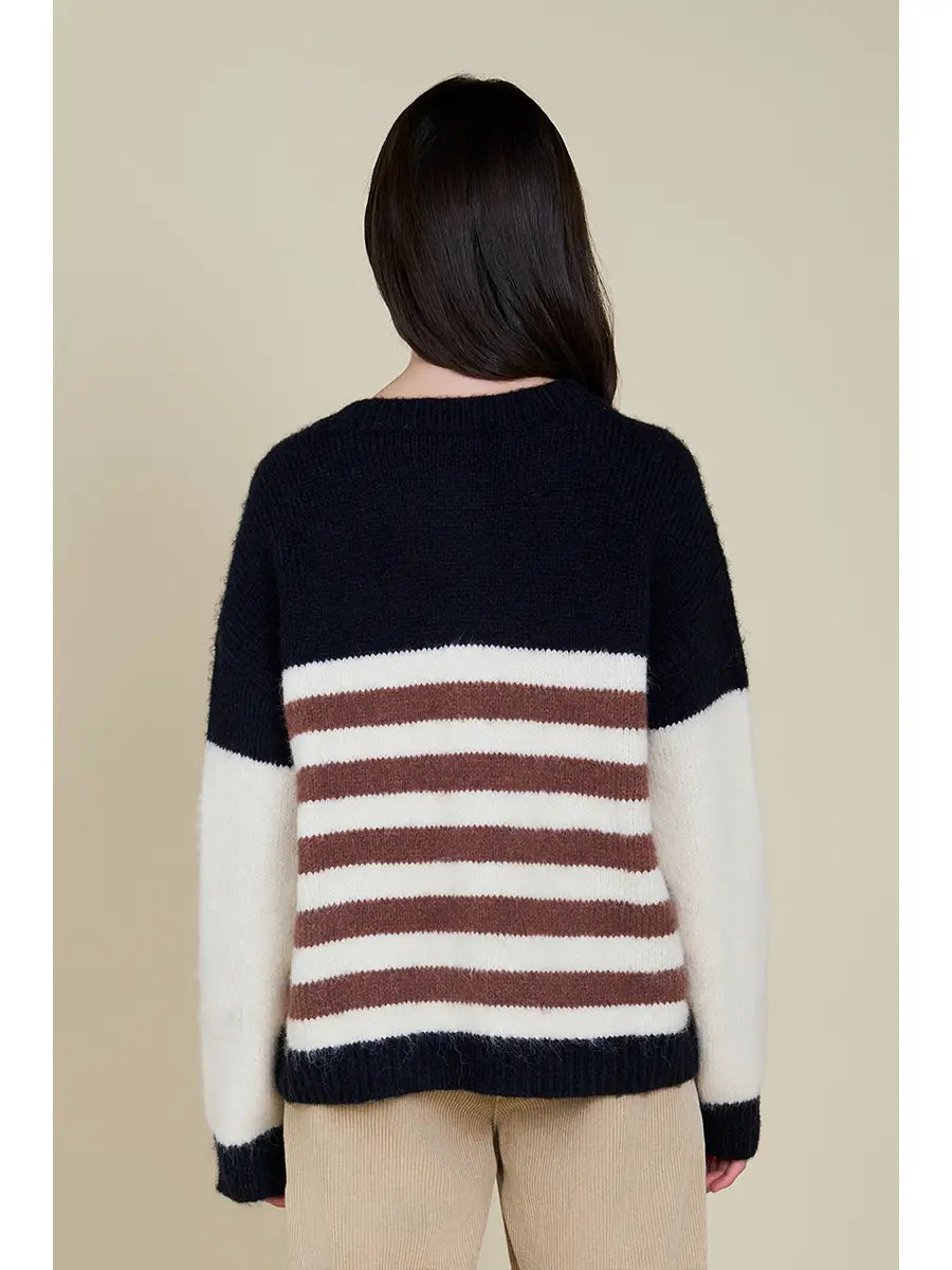 the STRIPE cardigan