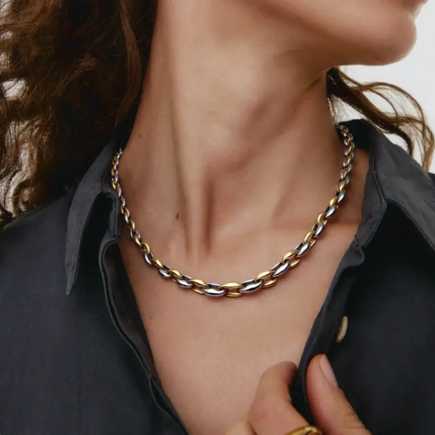 the DUE tone necklace