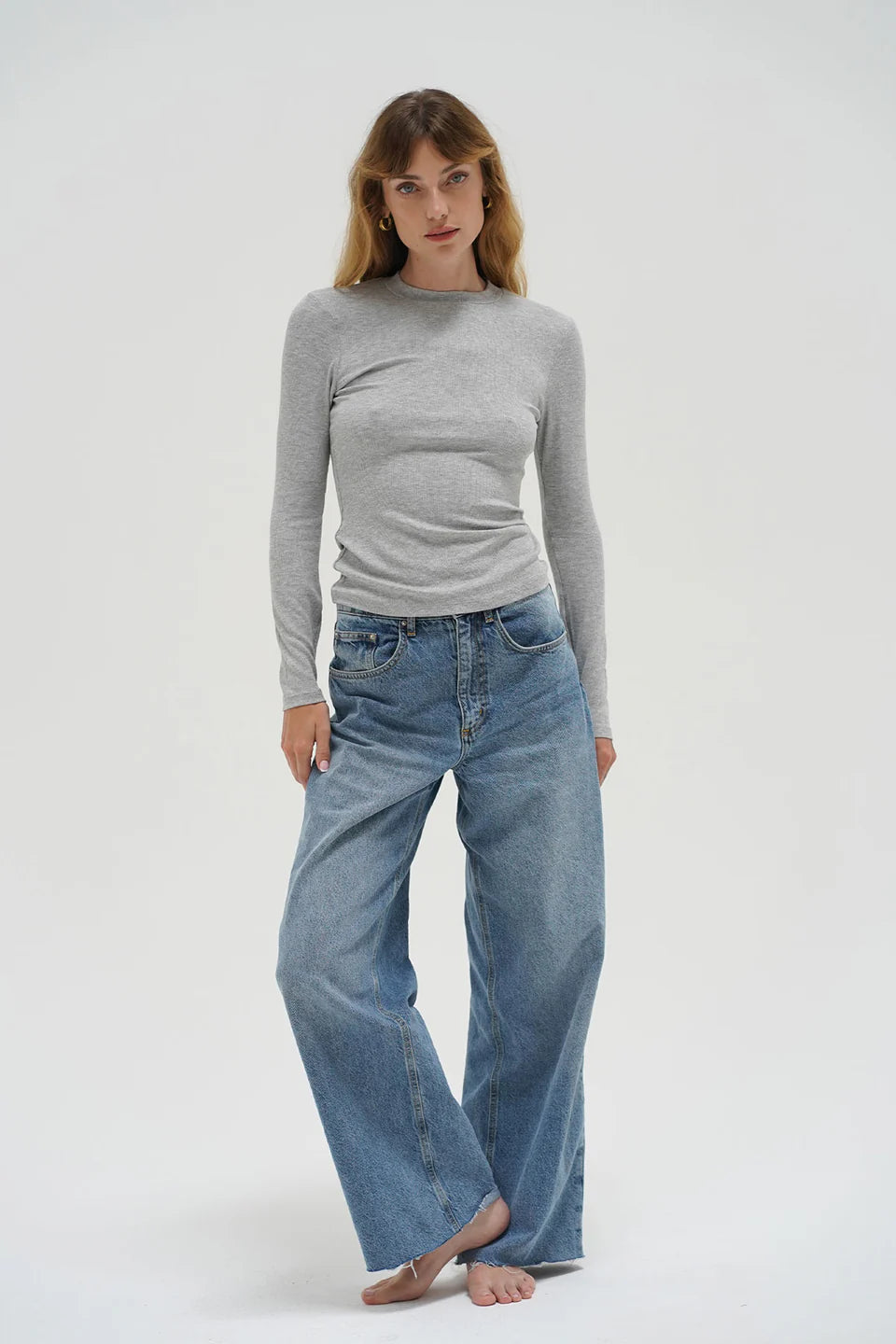 the DALSTON crew, heather grey
