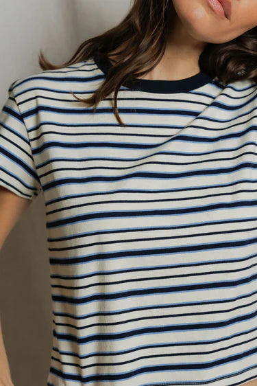 the DAWN, navy pacific stripe