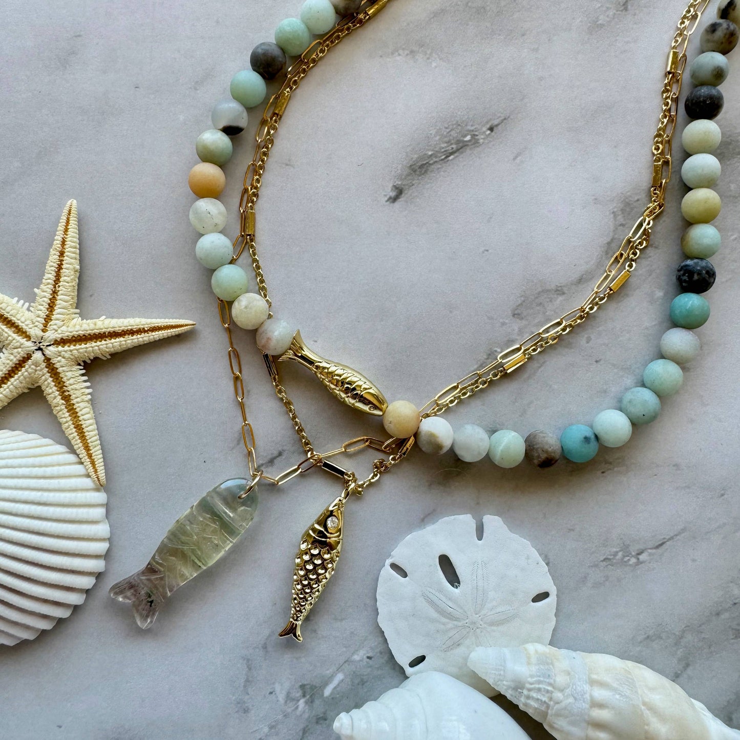 the PESCARE necklace