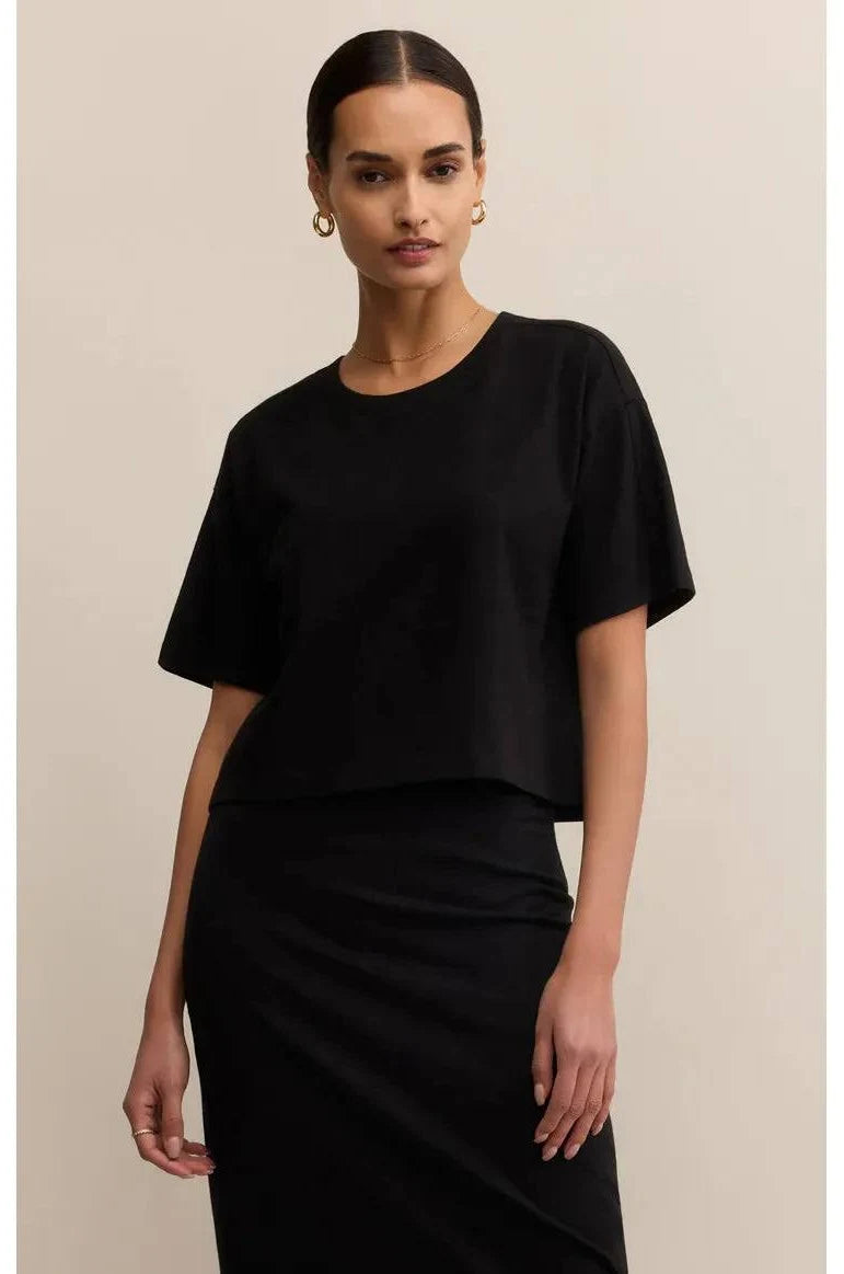 the ON THE GO tee, true black