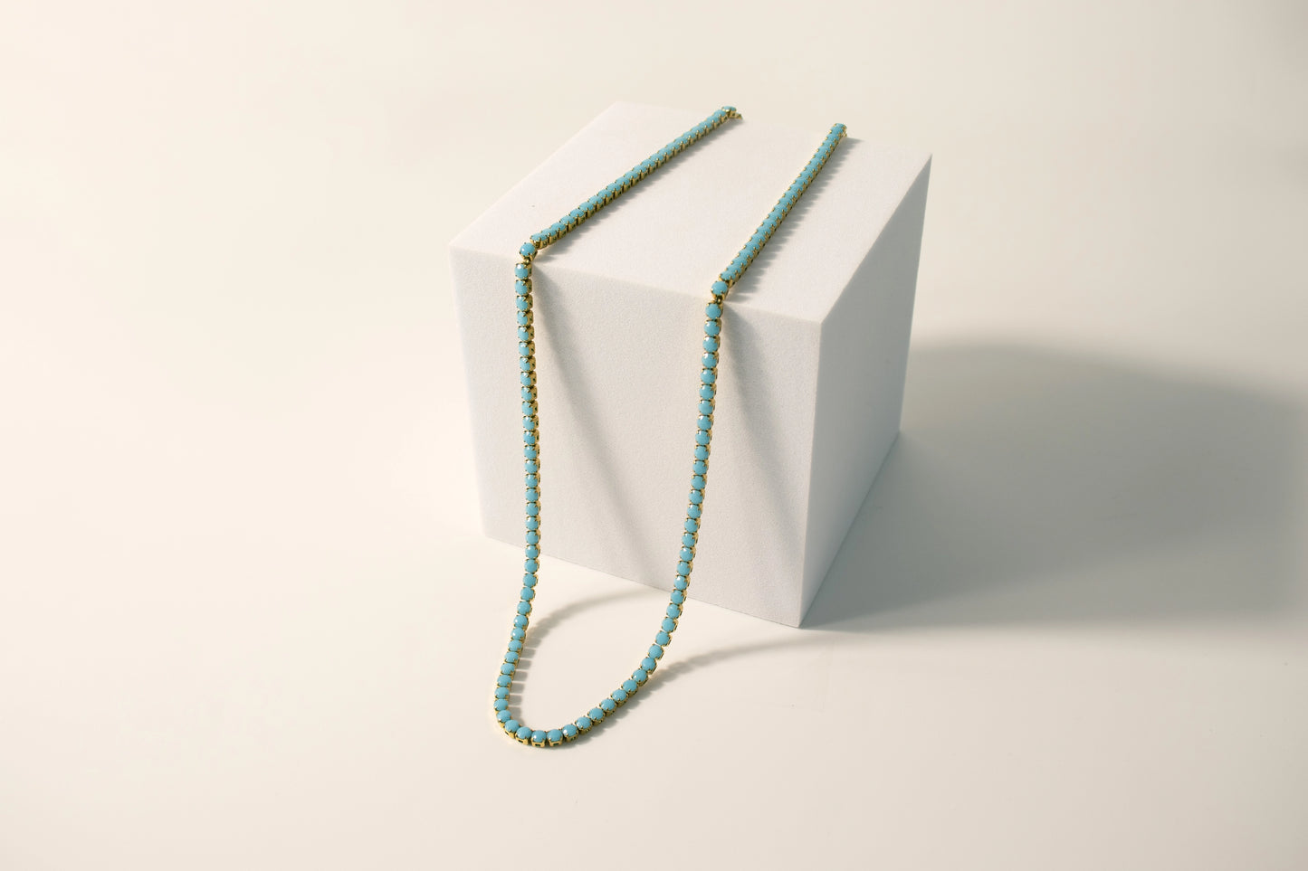 the TURQUOISE tennis necklace