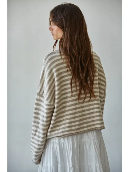 the STRIPE cardigan