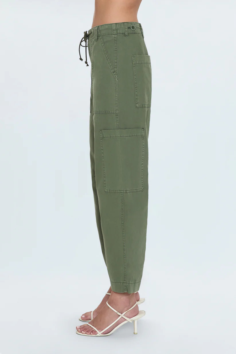 the SABRINA curved utility pant, meadow