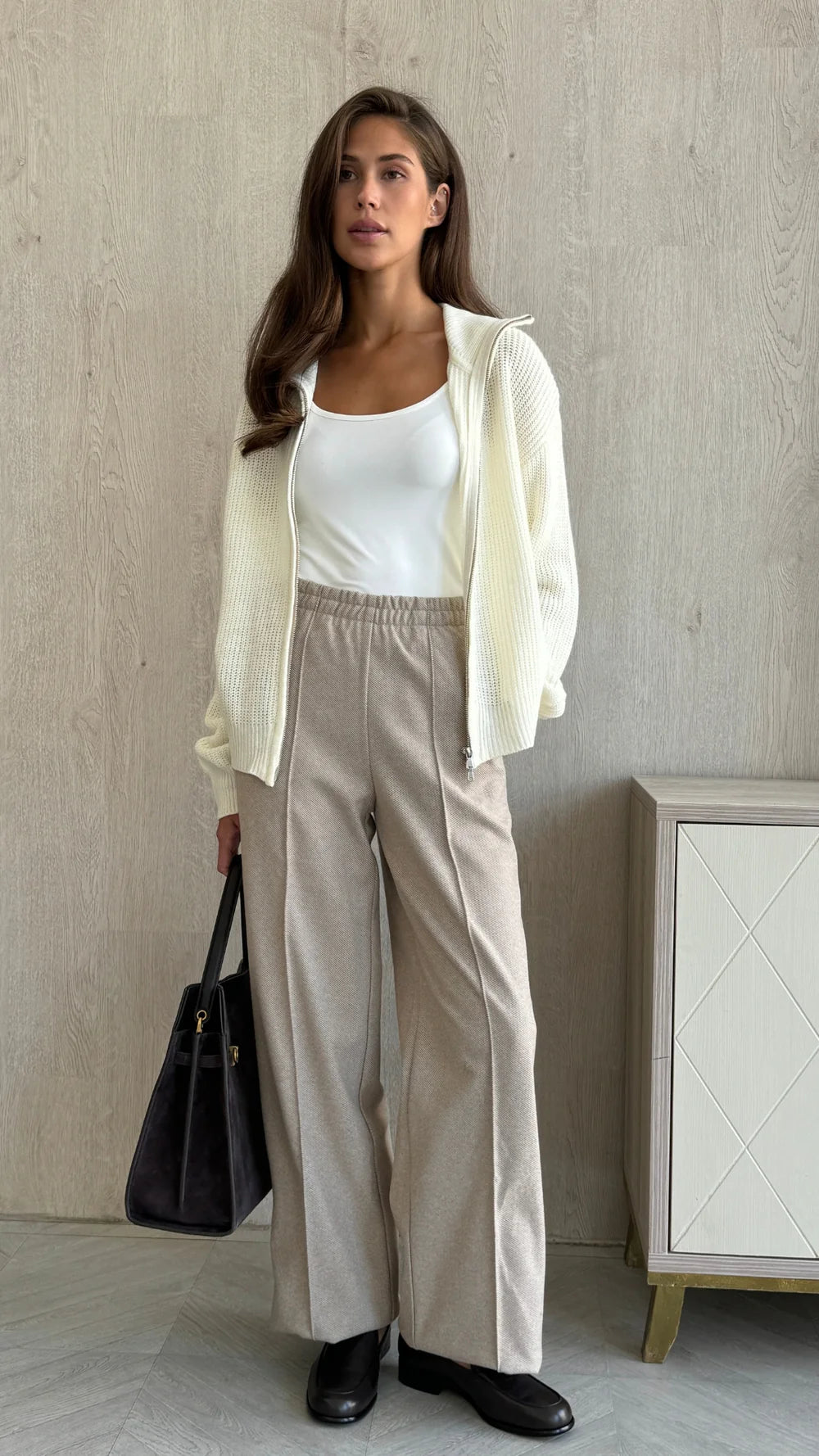 the ALLIA zip cardigan