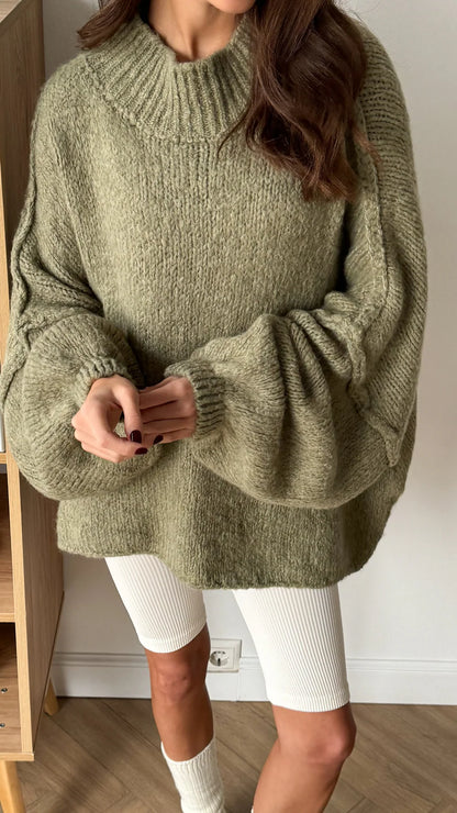 the LAYLA sweater, sage