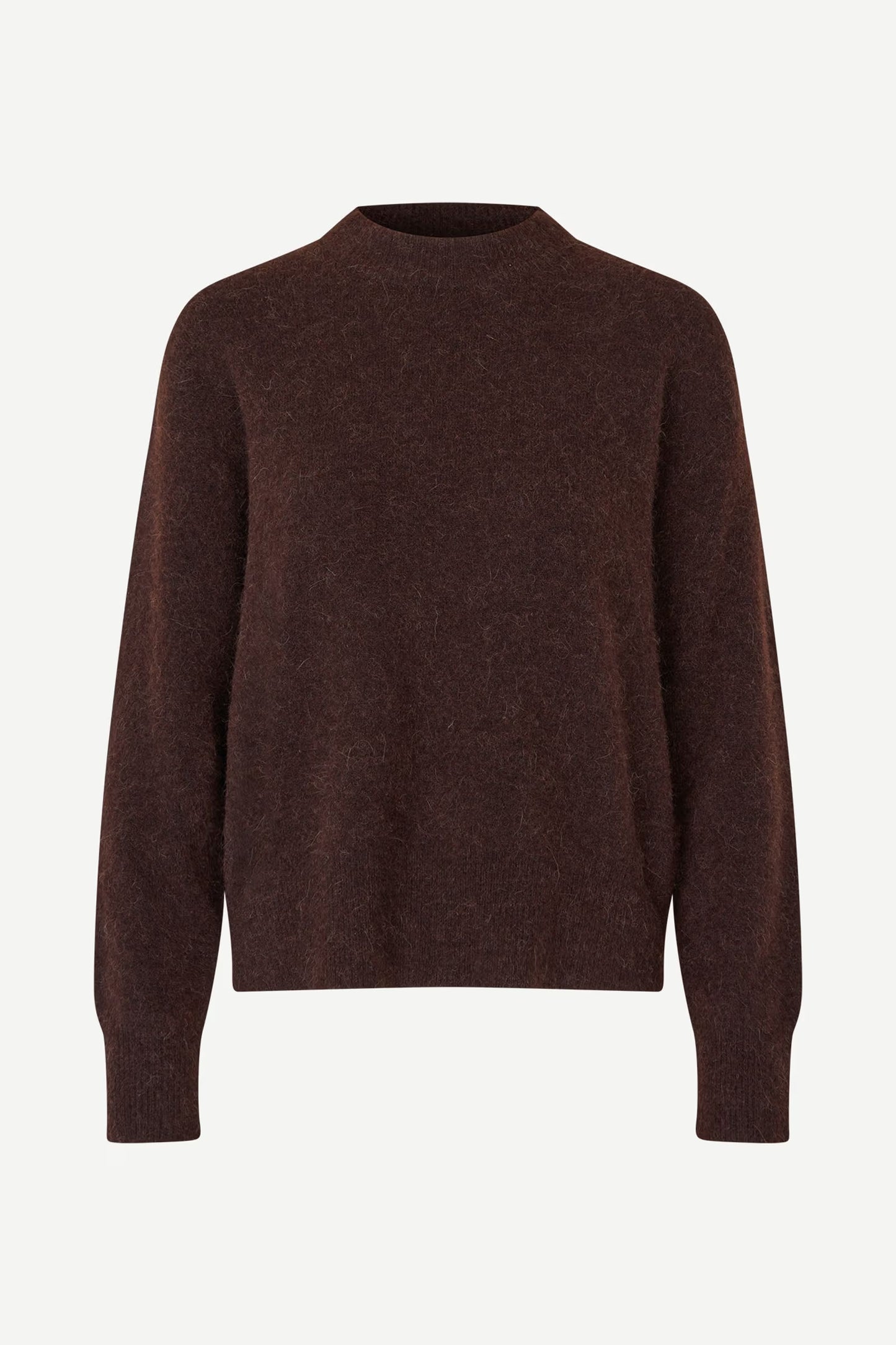 the ANOUR knit, black coffee