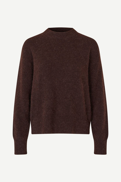 the ANOUR knit, black coffee