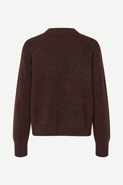 the ANOUR knit, black coffee
