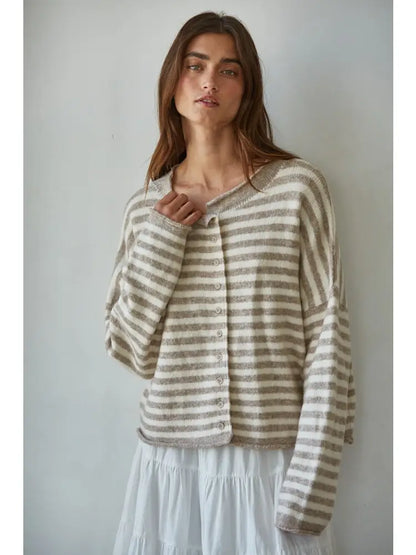 the STRIPE cardigan