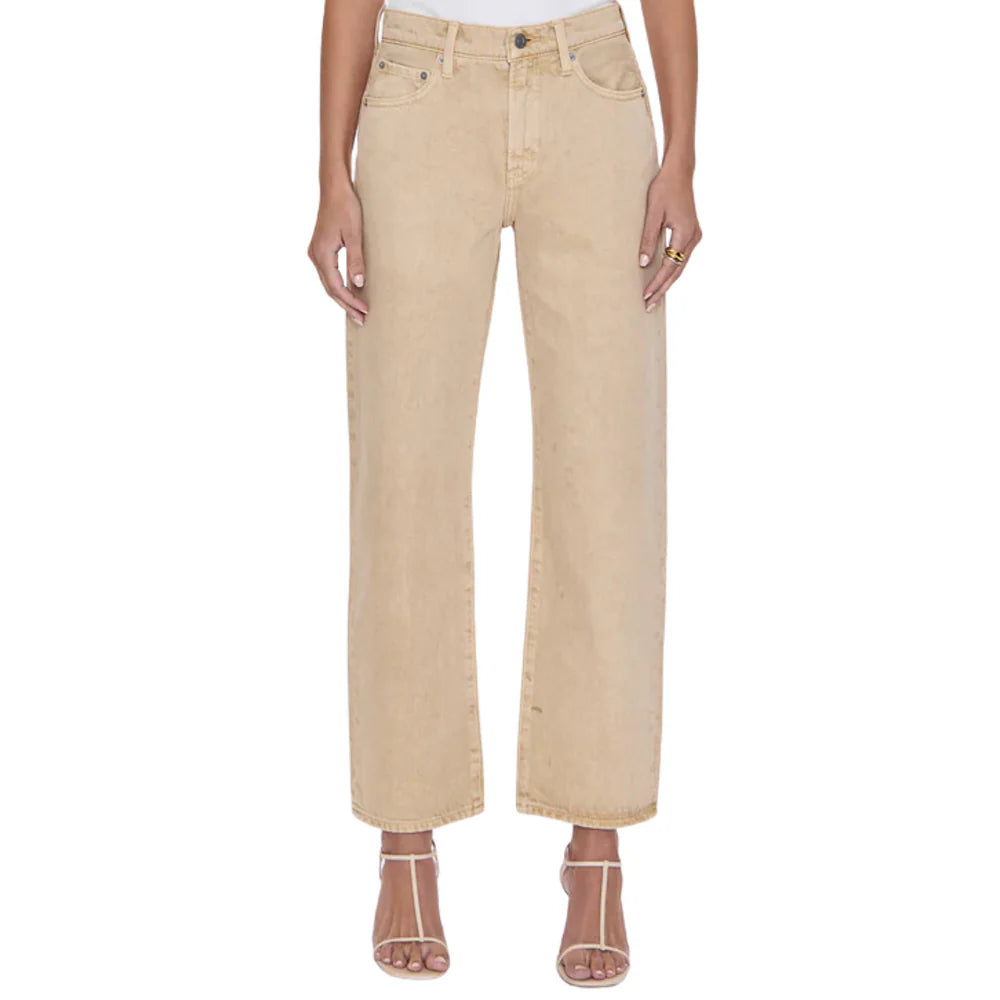 the LEXI mid rise bowed straight, sand dollar