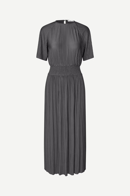 the SAUMA dress, gray pinstripe