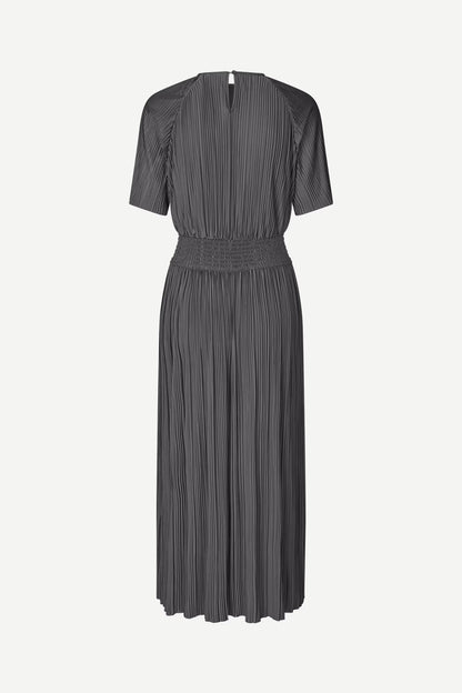 the SAUMA dress, gray pinstripe