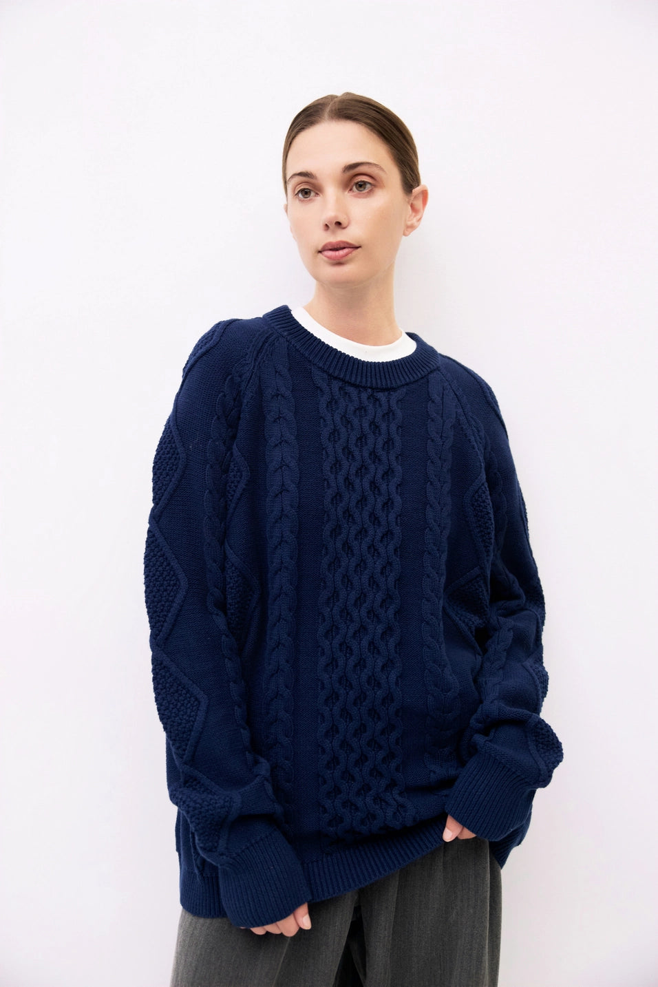 the HAILEY knit, navy