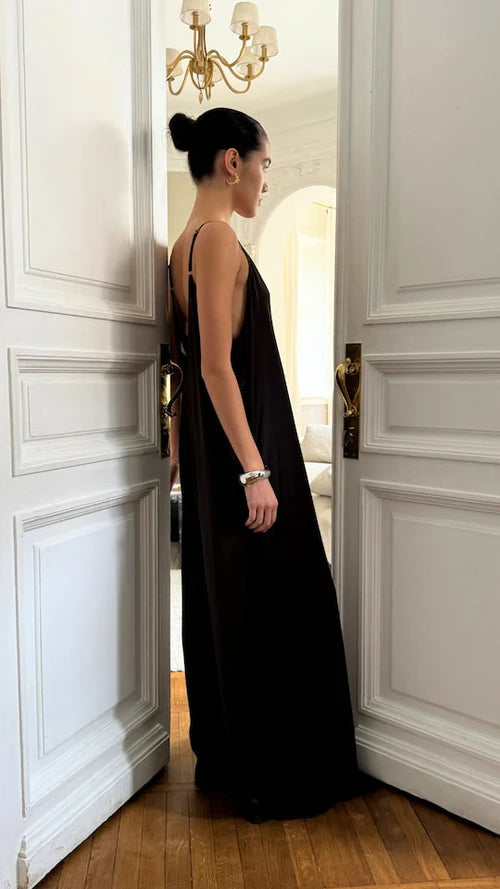 the NATALIE jumpsuit, dark espresso