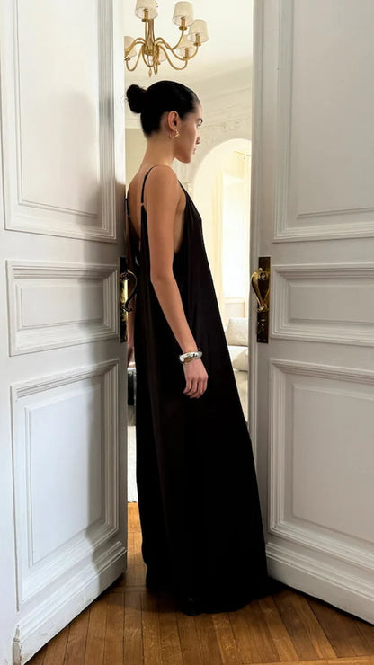 the NATALIE jumpsuit, dark espresso