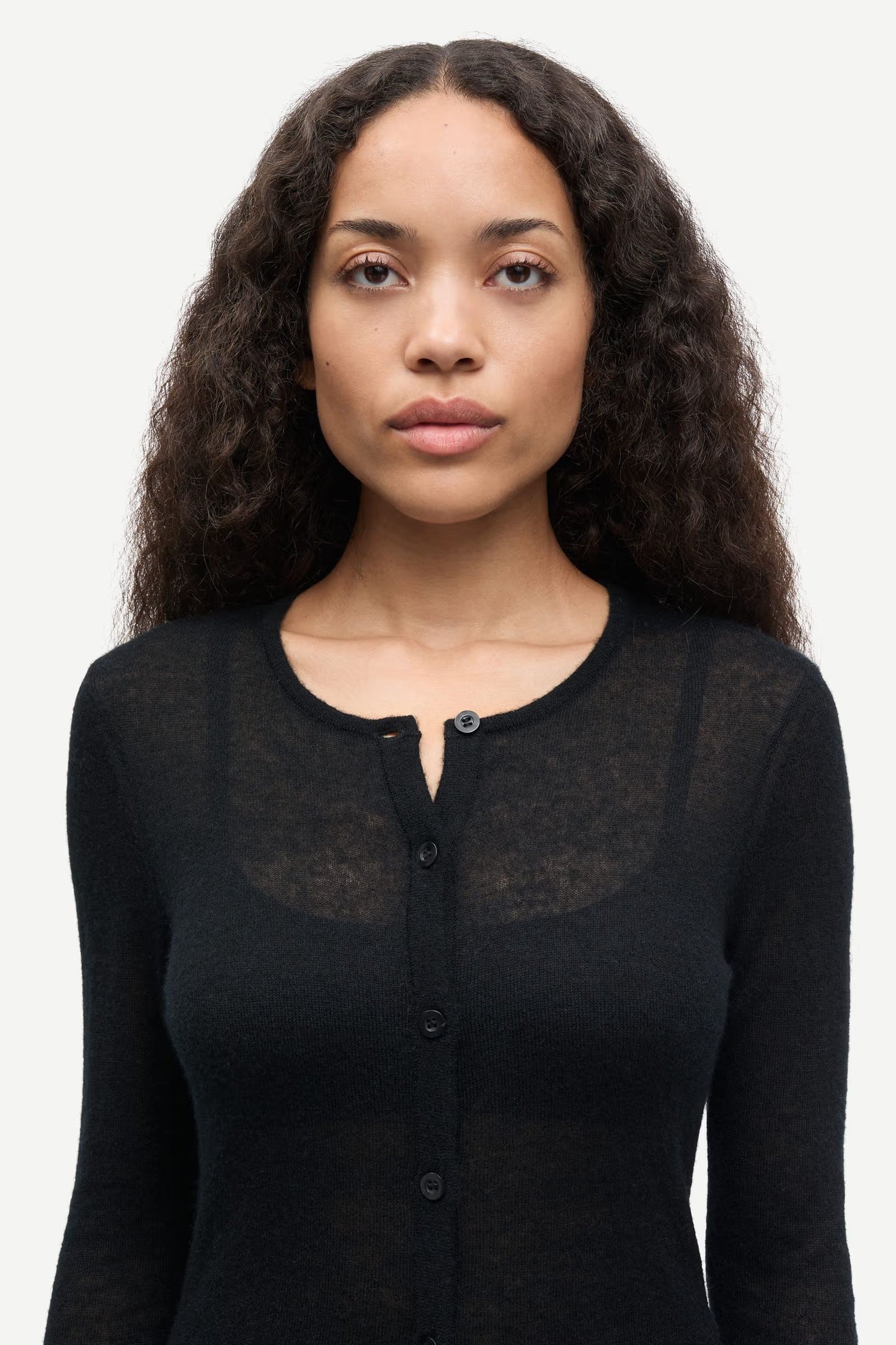 the SAROSE cardigan, black