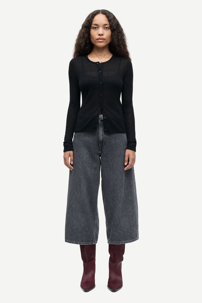 the SAROSE cardigan, black