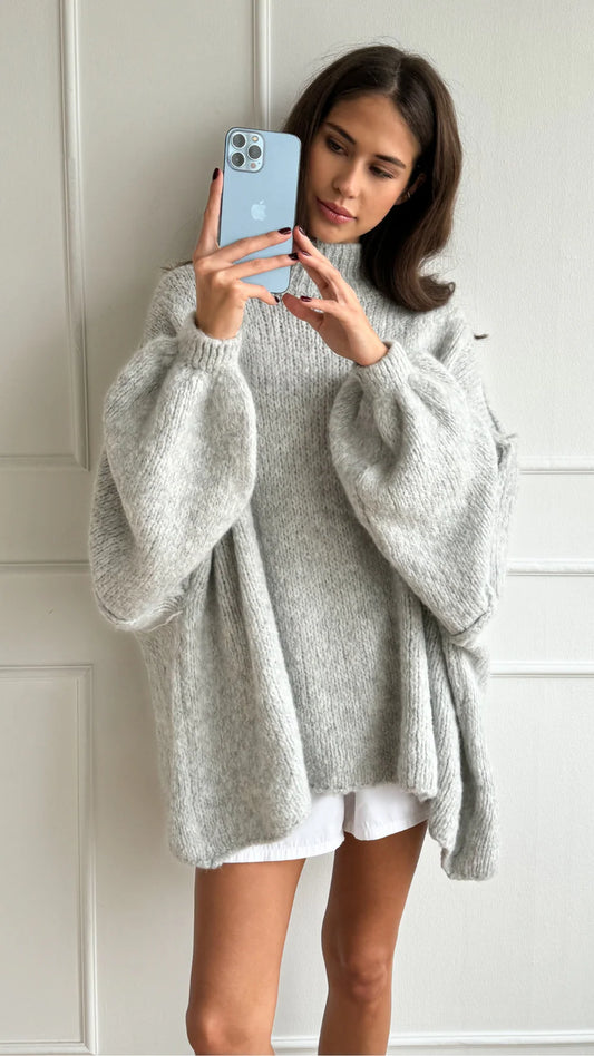 the LAYLA sweater, grey