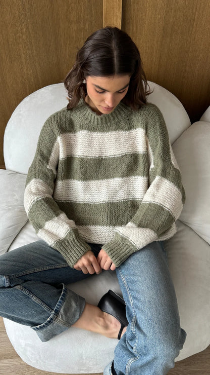 the MAISIE, khaki stripe