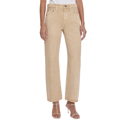 the LEXI mid rise bowed straight, sand dollar
