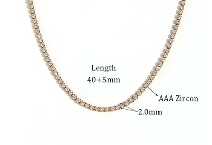 the TENNIS collection, necklace