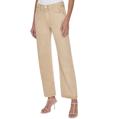 the LEXI mid rise bowed straight, sand dollar