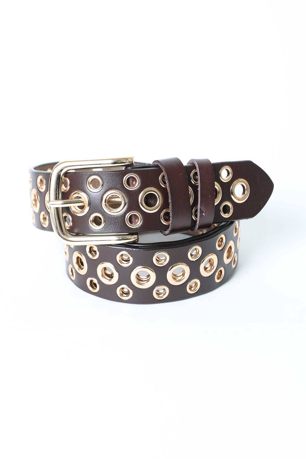 the CARRIE belt, chocolate