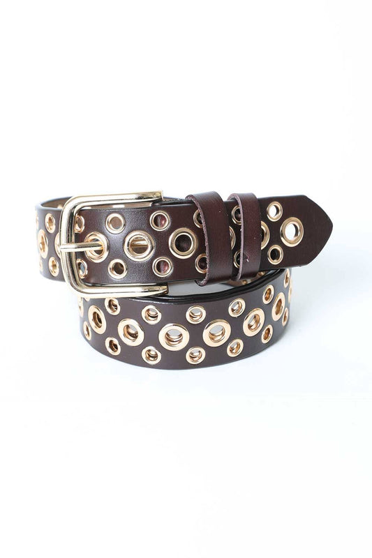 the CARRIE belt, chocolate